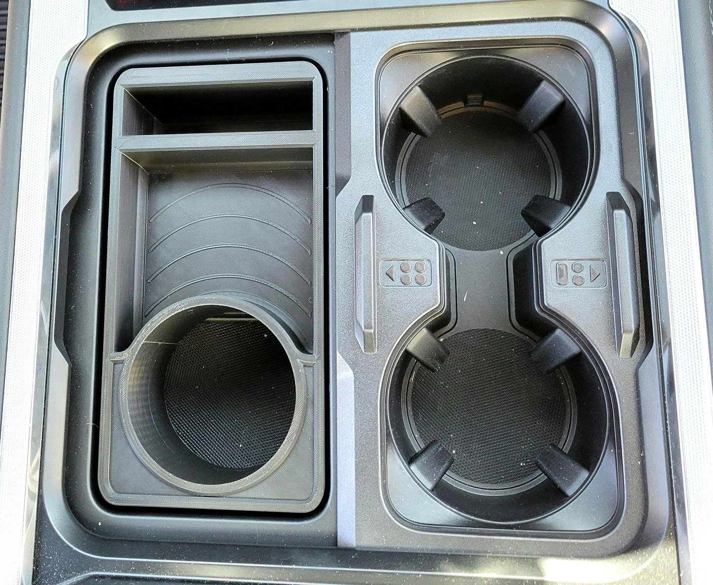 2023-2025 F250 SuperDuty Upgraded cup/phone storage