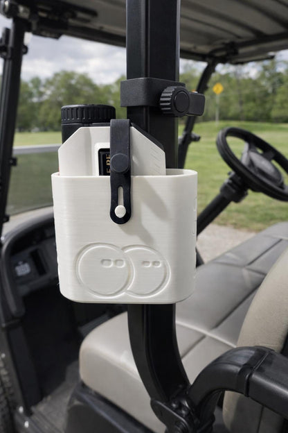 Magnetic Golf Rangefinder Holder | Adjustable Golf Cart Mount | Secure Range Finder Holder