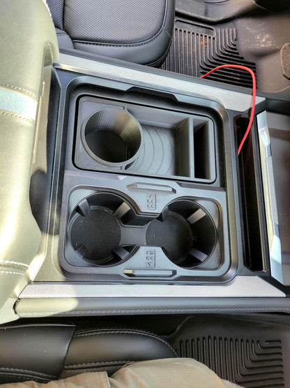 2023-2025 F250 SuperDuty Upgraded cup/phone storage